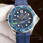 New! Omega Diver 300m James Bond Limited Edition Watch Blue Spiral Dial_th.jpg